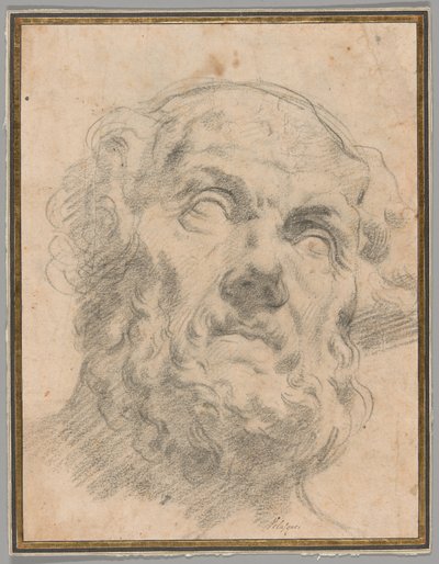 Testa di un vecchio, forse Seneca da Circle of Peter Paul Rubens