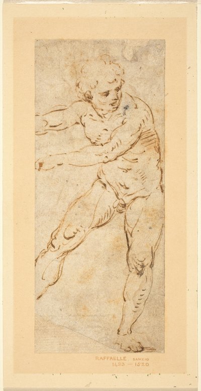 Un nudo maschile in piedi da Circle of Raphael