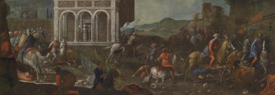 Santa Caterina da Siena difende una città contro i Turchi da circle of Vittore Carpaccio