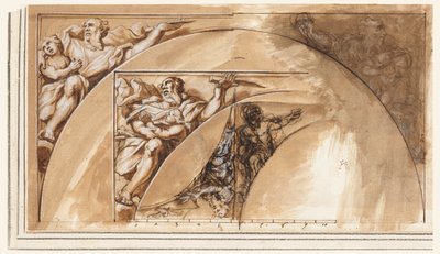 Progetto per decorazione di spandrel da Ciro Ferri