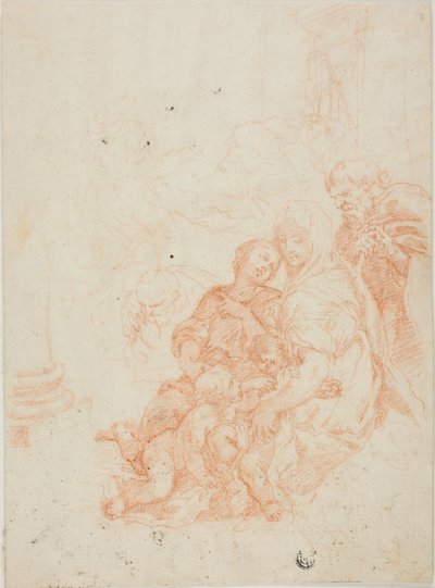 La Sacra Famiglia con il Bambino San Giovanni da Ciro Ferri