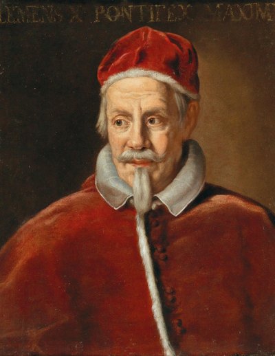 Ritratto di Papa Clemente X 1590-1676, primi anni 1670 da Ciro Ferri