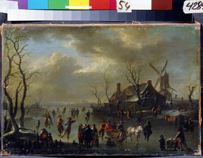 Paesaggio invernale da Claes  Molenaer