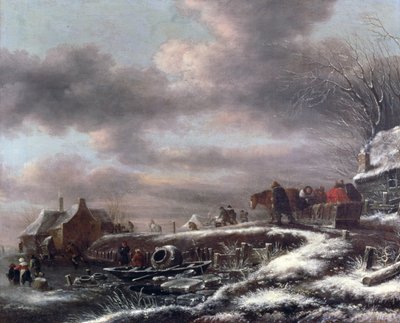Paesaggio invernale da Claes (1630 76) Molenaer