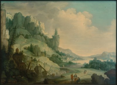 Paesaggio montano da Claes Dirckz van der Heck
