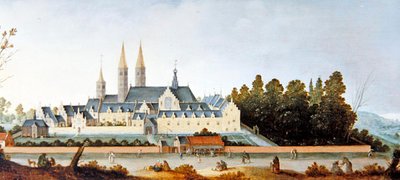 Abbazia e Castello di Egmond da Claes Jacobsz. van der Heck