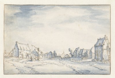 Veduta del villaggio da Claes Jansz. Visscher (II) (attributed to)