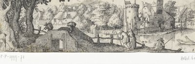 Veduta di un castello da Claes Jansz. Visscher (II) (attributed to)