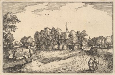 Un Convento, tavola 13 da Regiunculae et Villae Aliquot Ducatus Brabantiae da Claes Jansz Visscher