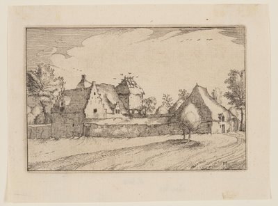 Una fattoria murata da Claes Jansz. Visscher