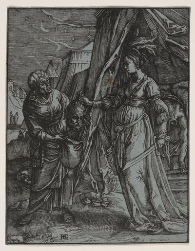 Giuditta con la testa di Oloferne da Claes Jansz. Visscher