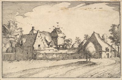 Fattoria murata, tavola 11 da Regiunculae et Villae Aliquot Ducatus Brabantiae da Claes Jansz Visscher
