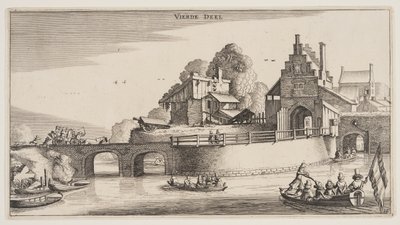 Ingresso di una città, da Paesaggi (Playsante Lantschappen) da Claes Jansz. Visscher II
