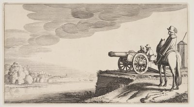 Torre di guardia su un fiume, da Paesaggi (Playsante Lantschappen) da Claes Jansz. Visscher II