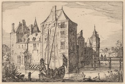Castello (Warmond?) da Claes Jansz Visscher after Johannes van Doetechum, the Elder after Lucas
