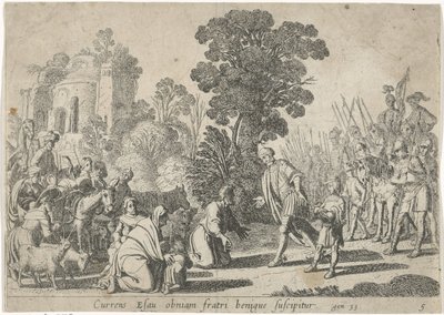 Riconciliazione di Giacobbe ed Esaù da Claes Moeyaert
