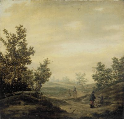 Strada nelle dune da Claes van Beresteyn (attributed to)