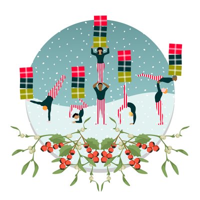 Consegna acrobatica del pacco da Claire Huntley