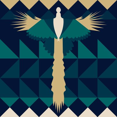 pavone azteco da Claire Huntley