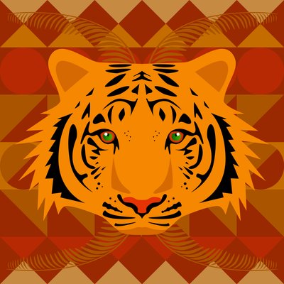 tigre azteca da Claire Huntley