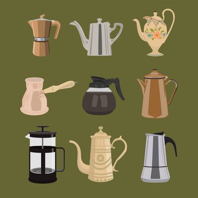 Caffettiere da Claire Huntley