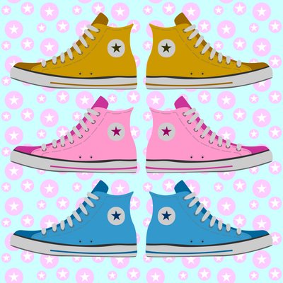 Delizia Converse da Claire Huntley