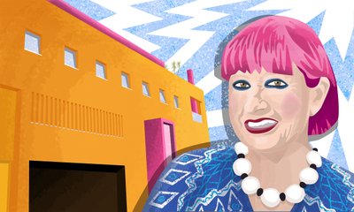 Dame Zandra Rhodes e il Fashion & Textiles Museum a Bermondsey, Londra da Claire Huntley