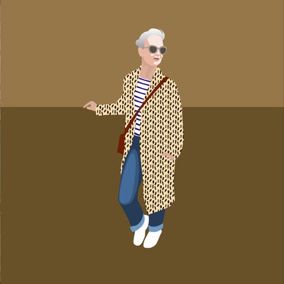 Ritratto di Alyson Walsh, fondatrice di ThatsNotMyAge da Claire Huntley
