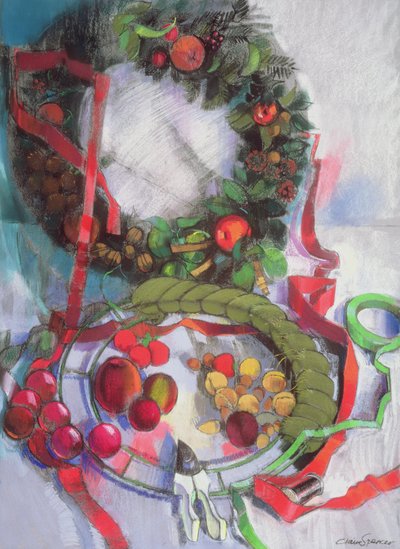 Preparazione delle Ghirlande di Natale da Claire Spencer