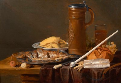 Natura morta con pipa di argilla di Clara Peeters da Charlotte Evans