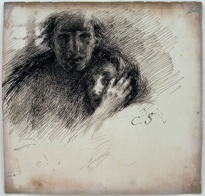 Madre che protegge il suo bambino da Clara Siewert