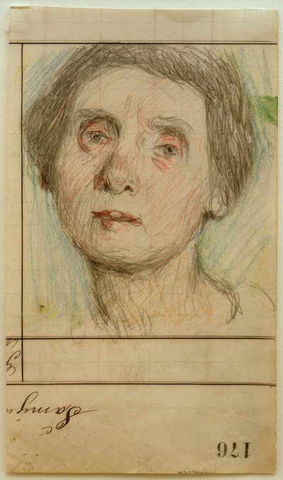 Autoritratto en face da Clara Siewert