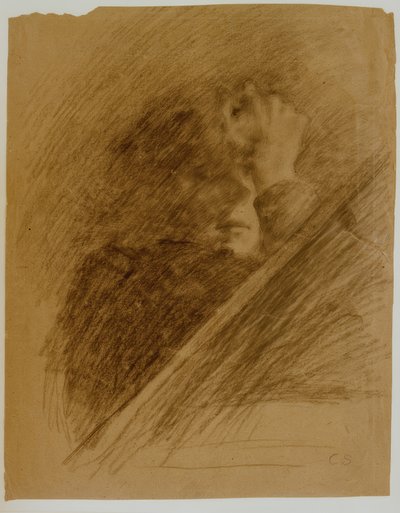 Autoritratto con braccio appoggiato da Clara Siewert