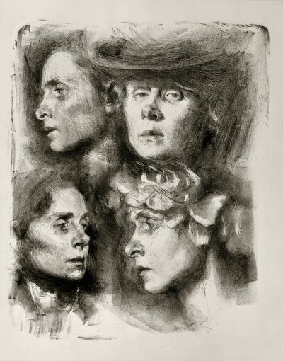 Quattro autoritratti da Clara Siewert