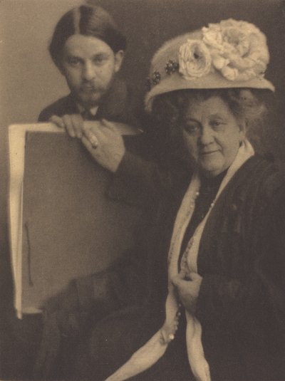 Alvin Langdon Coburn e Sua Madre, c.1909 da Clarence H White