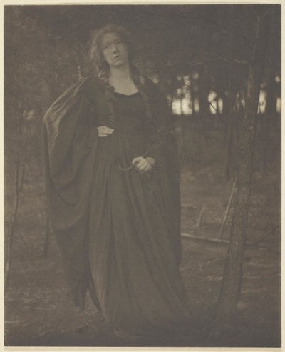Senza titolo [donna nei boschi], 1901-05 da Clarence H White