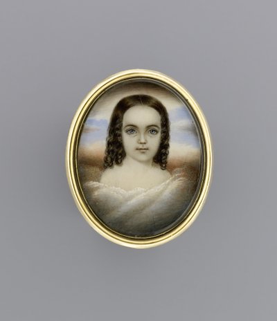 Ritratto di una ragazza, c.1852 da Clarissa Peters