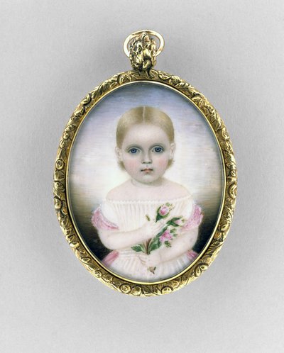 Ritratto di una ragazza, c.1840 da Clarissa Peters Russell