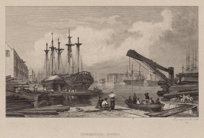 Docks commerciali, Londra da Clarkson Frederick Stanfield