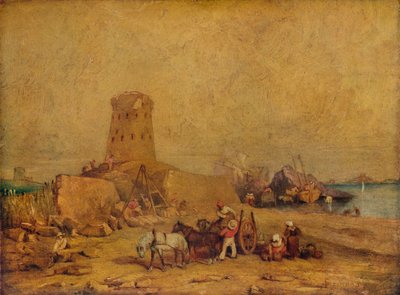 Scena costiera, XIX secolo, 1924 da Clarkson Stanfield
