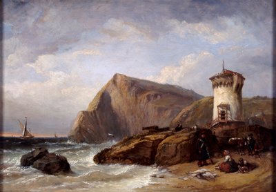 Torre di Terracina, 1854 da Clarkson Stanfield
