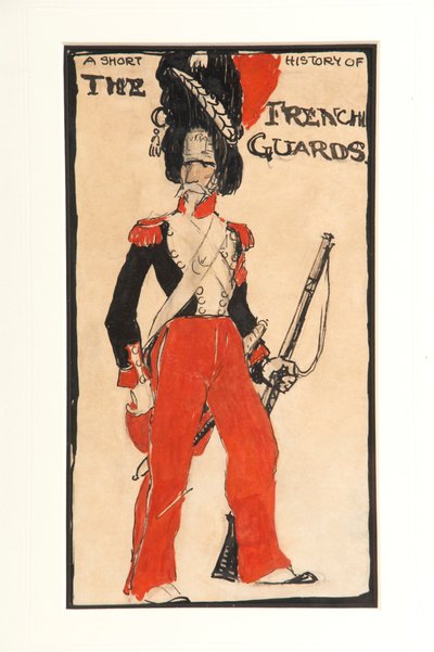 Una breve storia delle guardie francesi, 1917 da Claud Lovat Fraser