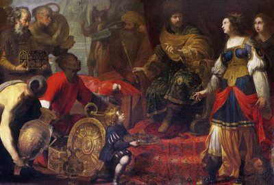 Re Salomone e la Regina di Saba da Claude (attr. to) Vignon