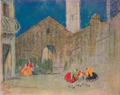 Scena dal balletto russo: Le signore di buon umore, c1900 da Claude Allin Shepperson