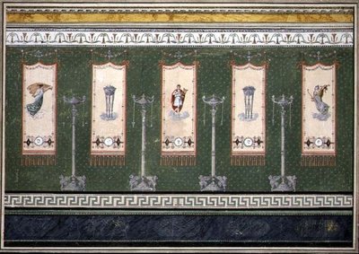 Design per decorazione murale imperiale da Claude Amie Chenavard
