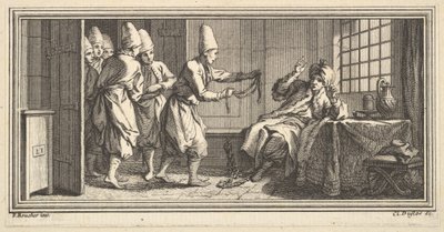 Portare la Corda al Prigioniero da Claude Augustin Duflos