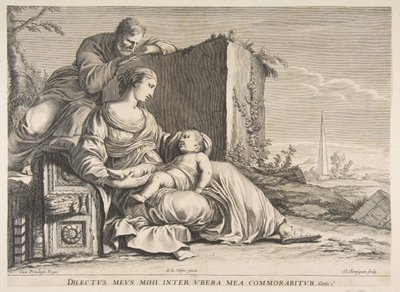 Sacra Famiglia da Claude Cherpignon