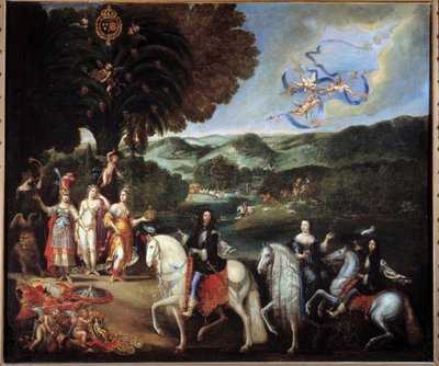 Allegoria del Trattato di Pace dei Pirenei 7 novembre da Claude Deruet