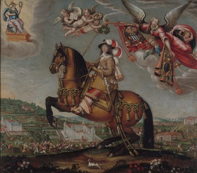 Ritratto equestre di Alberte-Barbe d
