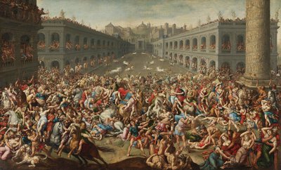 Tedesco:  Raub der Sabinerinnen Il rapimento delle Sabine da Claude Deruet